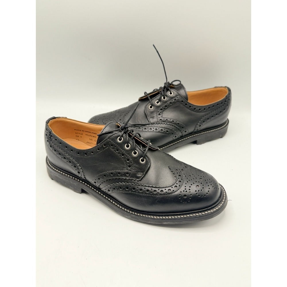 Badass New York City Wingtip Brogue Black 9597BWK Mens Size 12 No Box